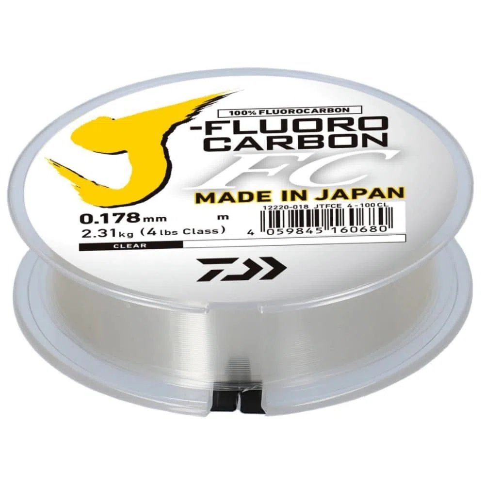 Daiwa Fluorocarbone J Fluoro - 100m - D.0.278mm - R.5.25kg/10lb - Translucent - 12220028