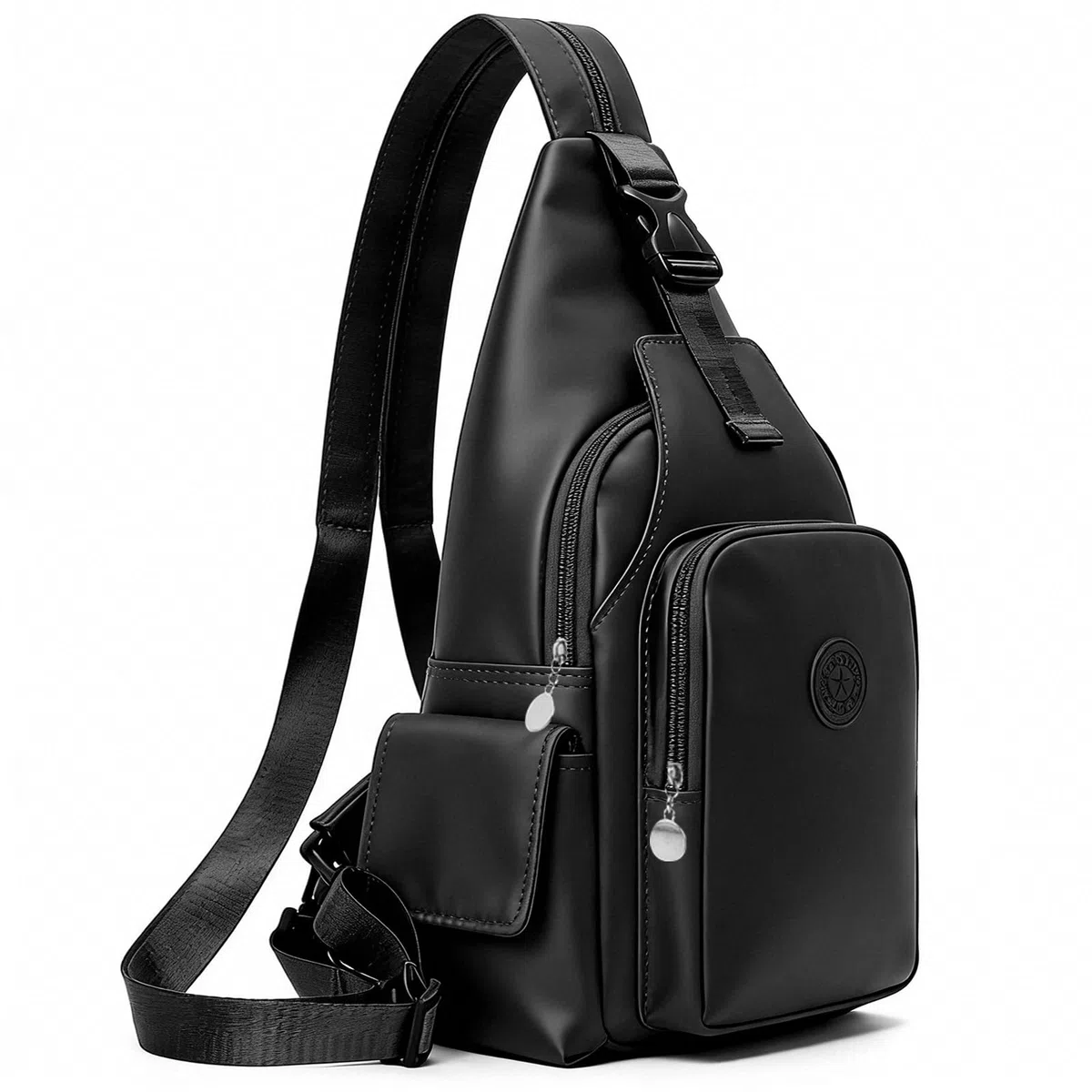 Sac de poitrine pour homme et femme - Sac à dos en tissu Oxford - Sac à bandoulière - Sac à bandoulière - Sac de sport pour sports de plein air, randonnée, cyclisme, voyages, course, escalade