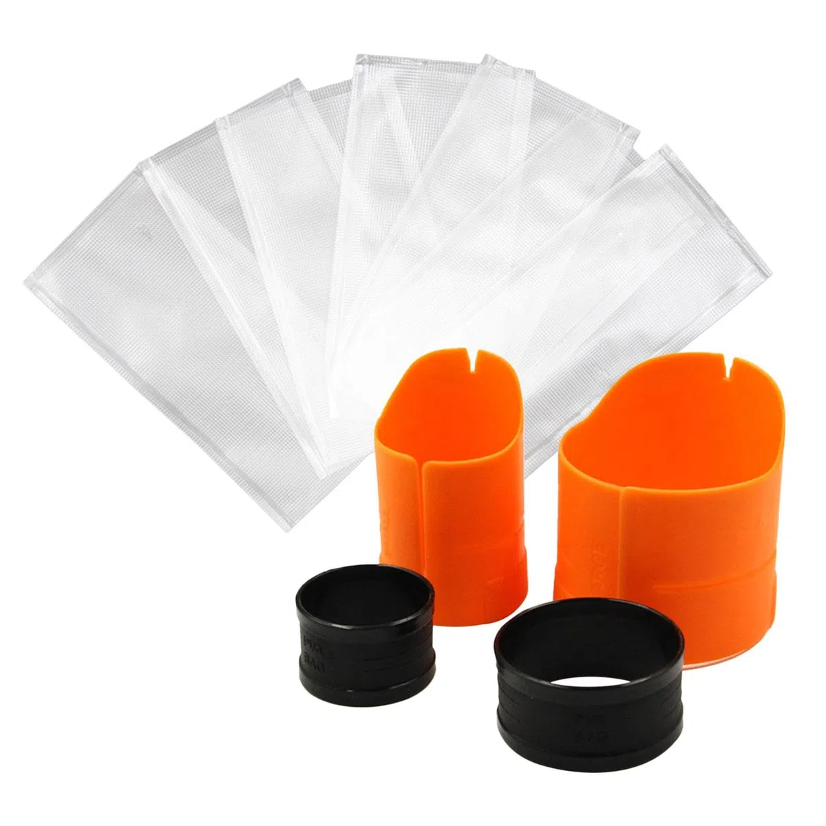 Kit de pêche 'Sac' en 'PVA', 100 Sacs solubles dans l'eau, Chargeur 50 x (7 x 14 cm) + 50 x (6 x 12 cm)
