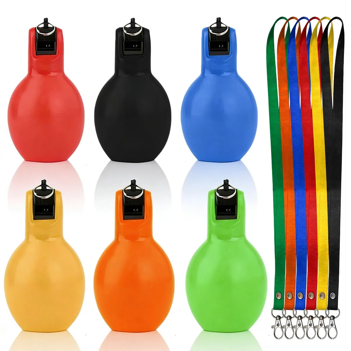 6 Pièces Sifflet À Main, Sifflets Hygiéniques, Sifflets À Pression Sport, Sifflets De Sport Sifflets D'Éducation Physique Pour Sports Basketball Football, Sifflets De Sécurité D'urgence Survial