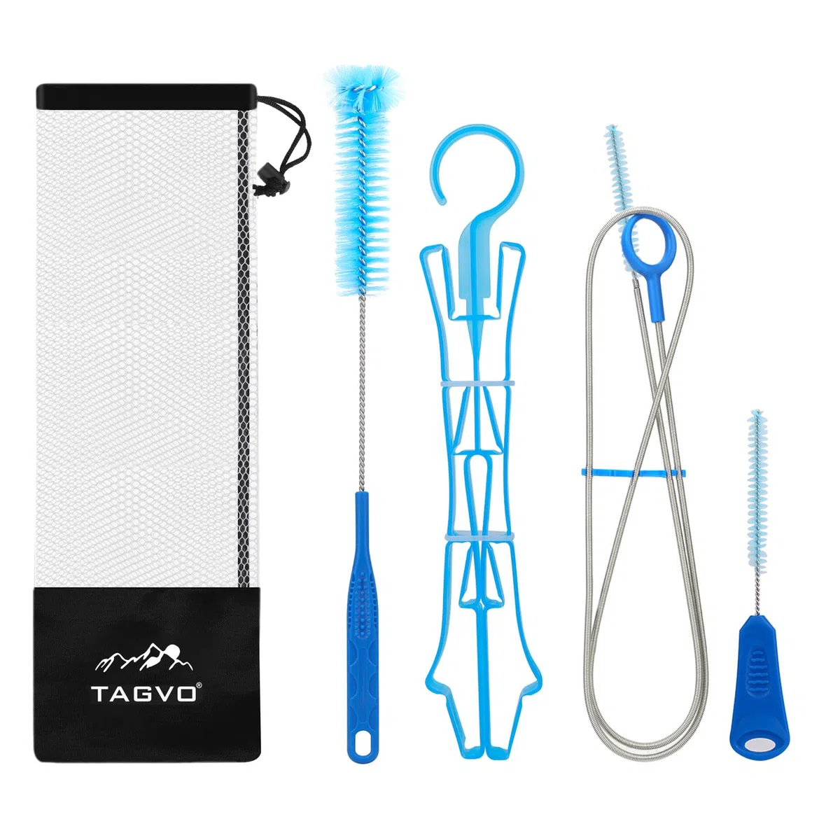 TAGVO Kit de Nettoyage de vessie d'hydratation pour réservoir d'eau Universel, kit de Nettoyage 4 en 1