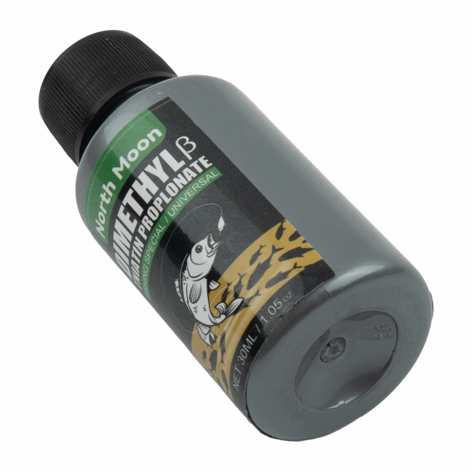 Leurre de pêche parfumé avec phéromones pour pêche en eau douce et en eau salée Noir 30 ml